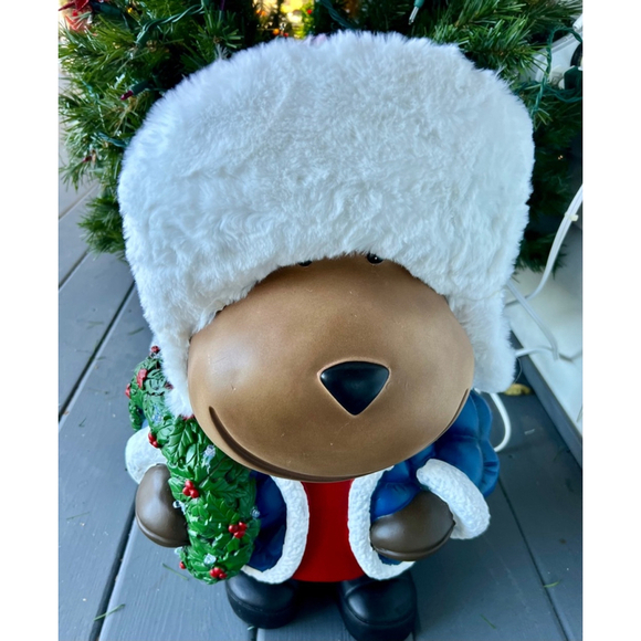 NEW IN BOX REINDEER DOOR GREETER - Picture 2 of 11